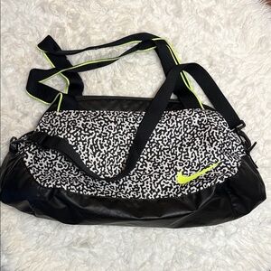 Nike C72 Legend 2.0 Black White & Neon Rare Duffle Weekender